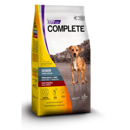 Vitalcan Complete Perro Senior – Razas Pequeñas 3Kg