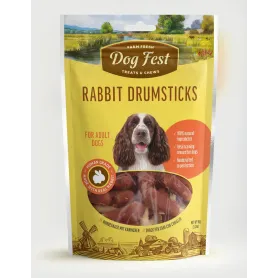 Dog Fest Bocaditos de Conejo (90grs) Rabbit drumsticks