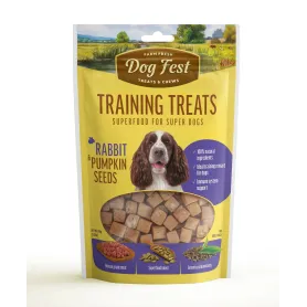 Dog Fest Training Snack - Conejo y semillas de calabaza (90grs)