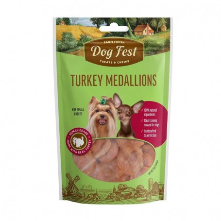 Dog Fest Medallones de pavo (55grs)
