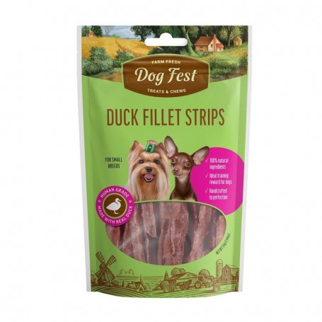 Dog Fest Tiras de filete de pato (55grs)