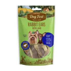 Dog Fest Orejas de conejo con cordero (55grs)