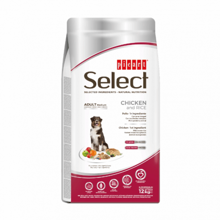 Picart Select Dog Adult Medium Chicken & Rice 12 KG