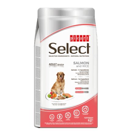 Picart Select Dog Adult Sensitive Salmon & Rice 12 KG