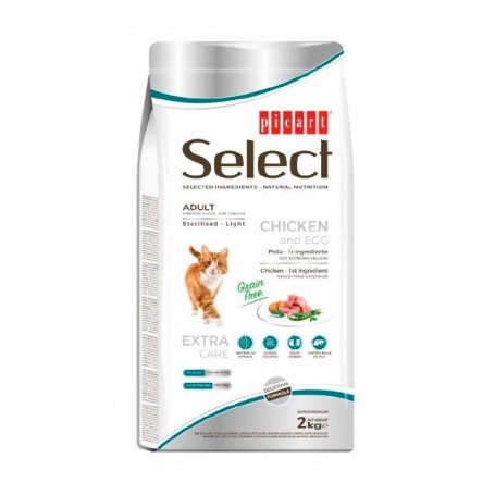 Picart Select Cat Adult Grain Free Sterilised Light 2 KG