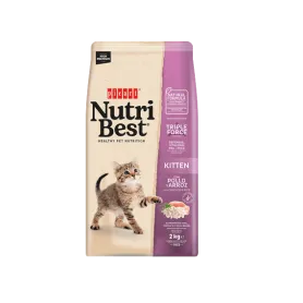 Nutribest Cat Kitten Chicken & Rice 2 KG 42394 12,990.00