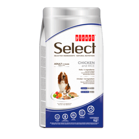 Picart Select Dog Adult 7+ Senior Chicken & Rice 3 KG