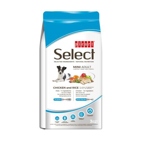 Picart Select Dog Mini Adult Chicken & Rice 8 KG