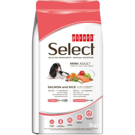 Picart Select Dog Mini Adult Salmon & Rice 3 KG
