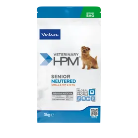 Alimento HPM Virbac HPM Dog Senior Castrado Small y Toy 3kg. 34497 ...