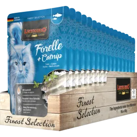 Pack 16 Leonardo Pouch Pescado y Camarones 85g