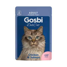 Gosbi Delicat Adult Chicken & Salmon  Loaf 70 Gr Gosbi Delicat Adult Chicken & Salmon  Loaf 70 Gr