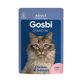 Gosbi Delicat Adult Chicken & Salmon  Loaf 70 Gr