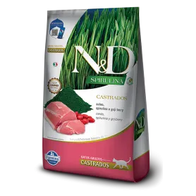 N&D Spirulina Gato Adulto Esterilizado Cerdo 7 KG