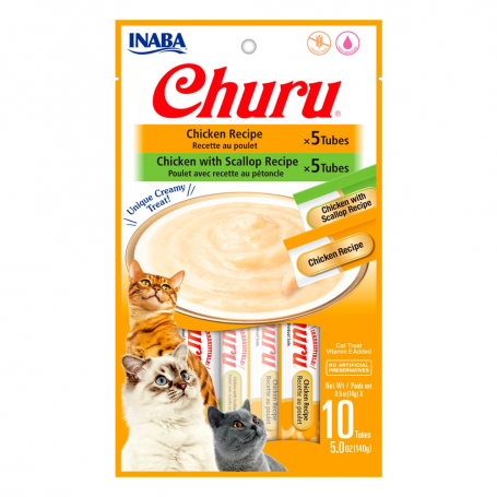 Churu Variedades de Pollo x10 und