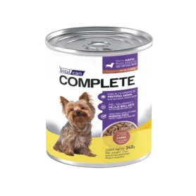 Pack 12 Vitalcan Complete Trocitos En Salsa Carne Perro Adulto Raza...