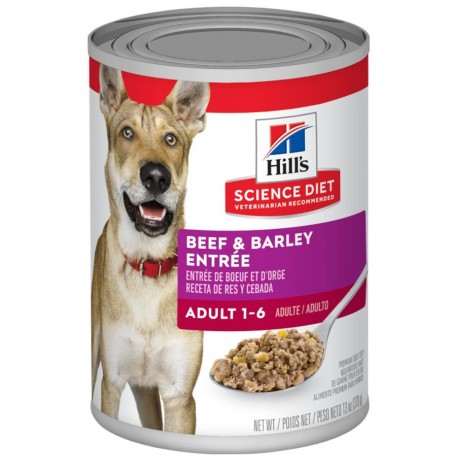 Hills Canino Adulto Humedo BEEF & BARLEY 368grs