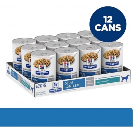 Pack 12 uds Hills Prescription Derm Complete  Humedo 368 grs