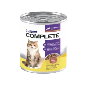 Pack 12 Vitalcan Complete Trocitos En Salsa Carne Gato Adulto - 340...