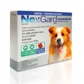 NexGard 1 Comprimido 10 a...