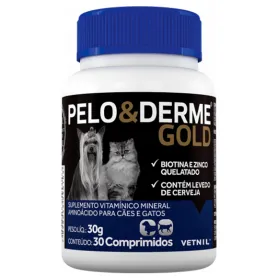 Suplemento Pelo & Derme Gold 30 tabletas 39975 10,990.00