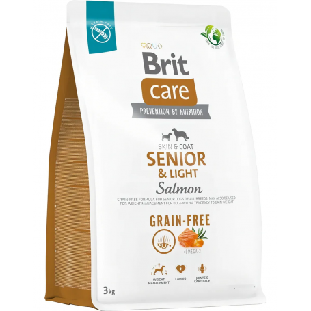Brit Care Libre de Granos Senior & Light Salmon 3 kg