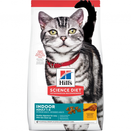 Hills feline Indoor 1 a 6 años 1.58 kg