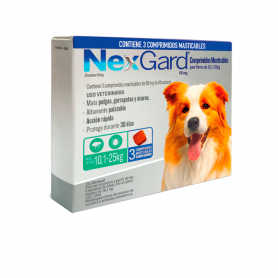 NexGard 3 Comprimidos 10 a 25 Kg NexGard 3 Comprimidos 10 a 25 Kg