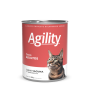 Pack 12 Latas Agility Gato Adulto Vacuno 340 Grs