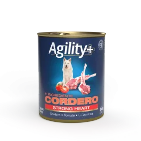 Pack 12 Latas Agility Perro Strong Heart 340 Gr