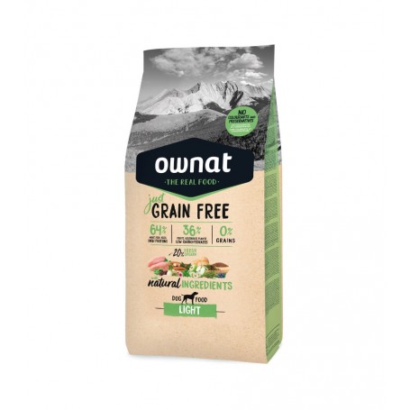 Ownat Just Grain Free Perro Adulto Light 14 Kg