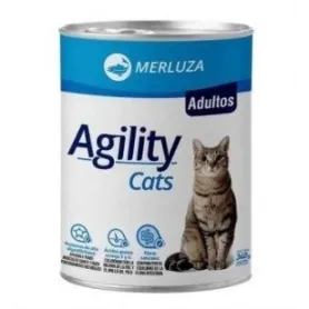 Pack 6 Latas Agility Merluza XL 360grs Cats Humedo
