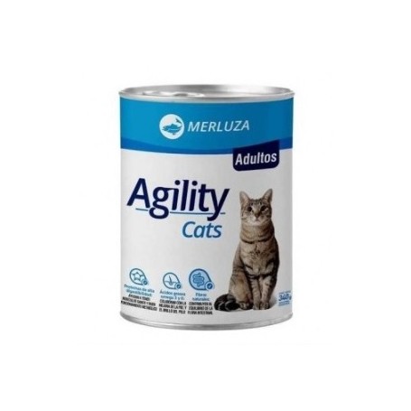 Pack 6 Latas Agility Merluza XL 360grs Cats Humedo