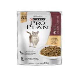 Pack 15 Unidades Pro Plan Pouch Gato Sabor Pollo 85grs