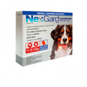 NexGard 3 Comprimidos 25 a 50 Kg NexGard 3 Comprimidos 25 a 50 Kg