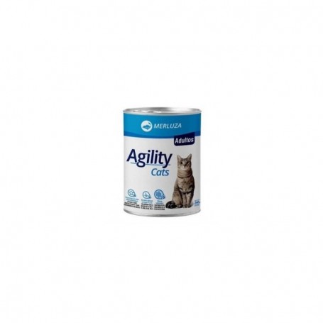Pack 12 Latas Agility Gato Adulto Merluza 340 Gr