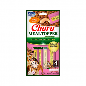 Golosina Churu Dog Meal Topper Pollo & Salmón Golosina Churu Dog Meal Topper Pollo & Salmón