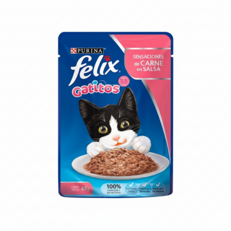 Pack 15 Pouch Felix Gatito Sensaciones 85grs