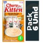 Pack 6 Golosina Churu Kitten Chicken Recipe x 4 unds