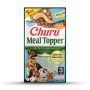 Pack 6 Golosina Churu Perro Meal Topper Pollo y Queso 56grs