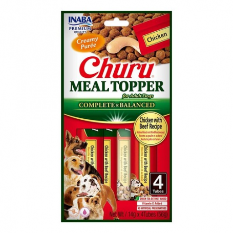 Golosina Churu Perro Meal Topper Pollo y Carne