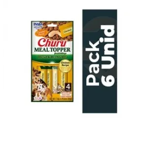 Pack 6 Golosina Churu Dog Meal Topper Pollo 56grs 42795 14,990.00