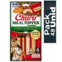 Pack 48 Golosina Churu Perro Meal Topper Pollo y Carne