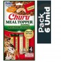 Pack 6 Golosina Churu Perro Meal Topper Pollo y Carne
