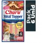 Pack 6 Golosina Churu Gato Meal Topper Pollo 56grs