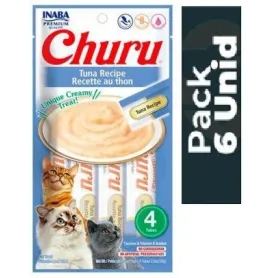 Pack 6 Golosinas Ciao Churu Atún 56grs