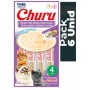 Pack 6 Golosinas Ciao Churu Pollo con Camaron