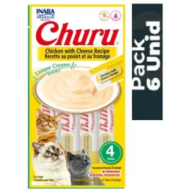 Pack 6 Golosinas Churu Gato Pollo y Queso 56grs 42759 14,990.00