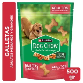 Galleta Dog Chow Perro Adulto Pollo 500grs 42814 2,990.00