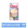 Pack 48 Golosinas Ciao Churu Pollo con Camarón 56grs